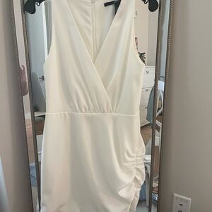 JAYGODFREY Cream Mini Dress